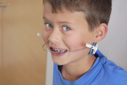 headgear, cervical pull